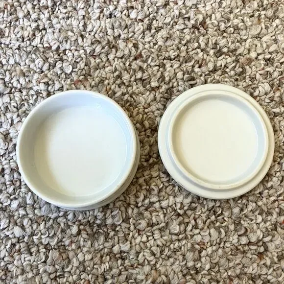 San Diego Zoo Hummingbird Floral Trinket Box Round White Colorful Purple Green - Picture 3 of 6